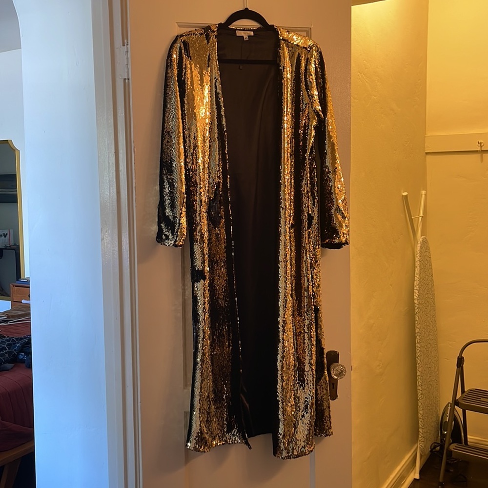 Gold Sequin Duster by Blanka the Label Never worn- NWOT